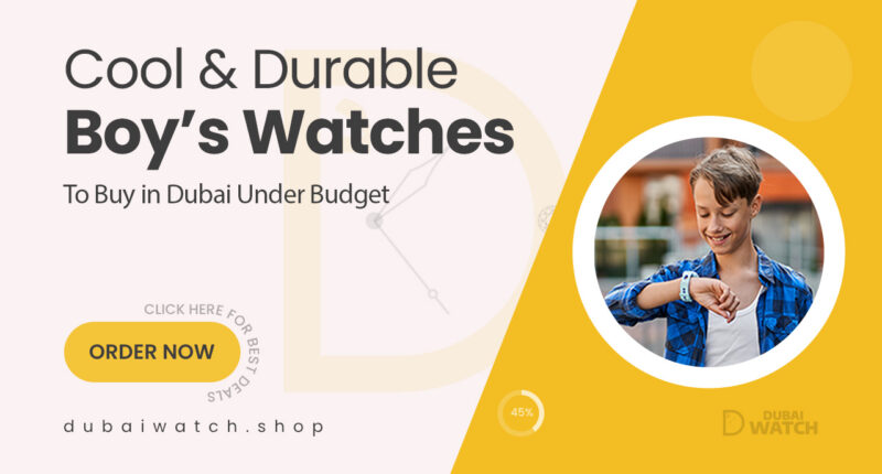 Top Boys’ Watches to Buy in Dubai – Cool, Durable & Budget-Friendly